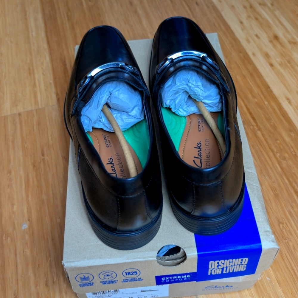 Men's Collection Clarkslite Bit Slip On Loafers Dress Shoes - Picture 4 of 8